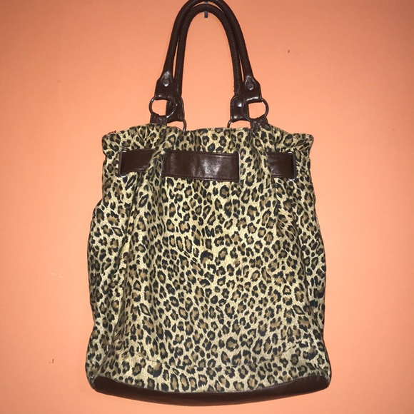 Leopard Print Satchel Bag - Picture 3 of 14